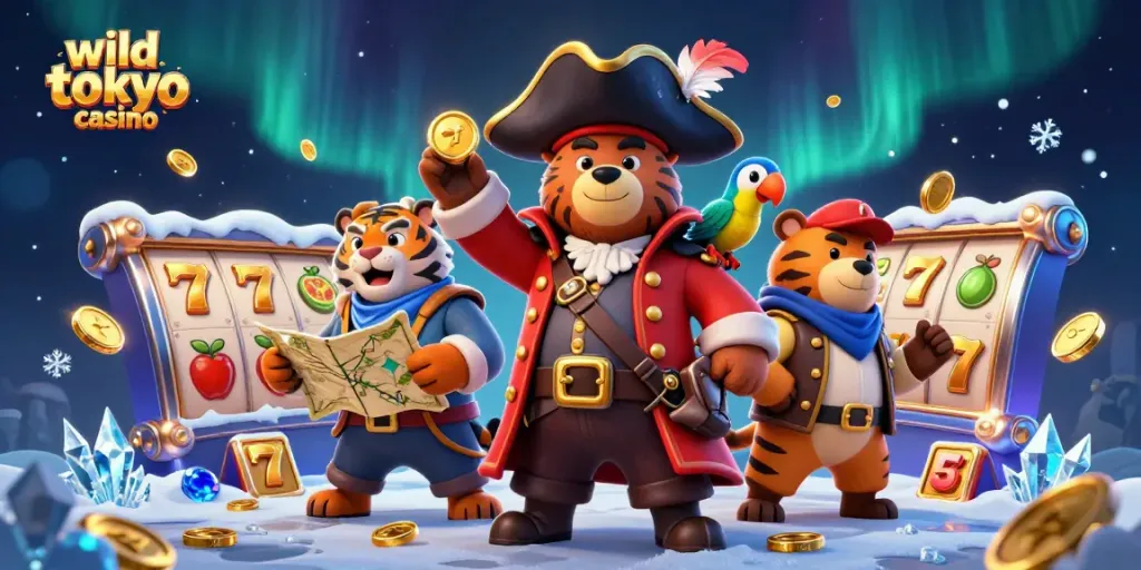 Engage with the exciting wild tokyo casino experience through vibrant characters in a thrilling scene.